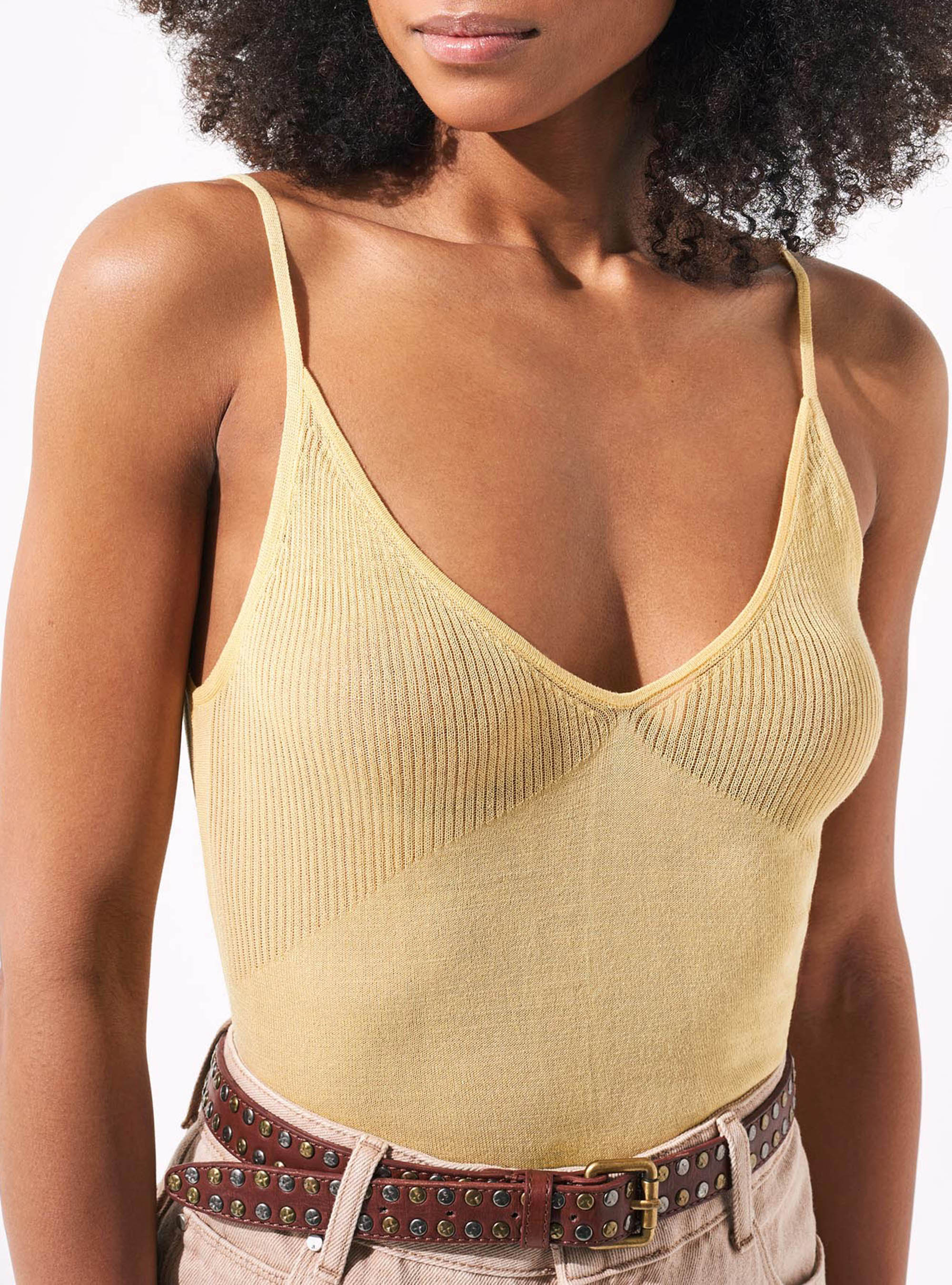 Tank Top With Thin Straps
