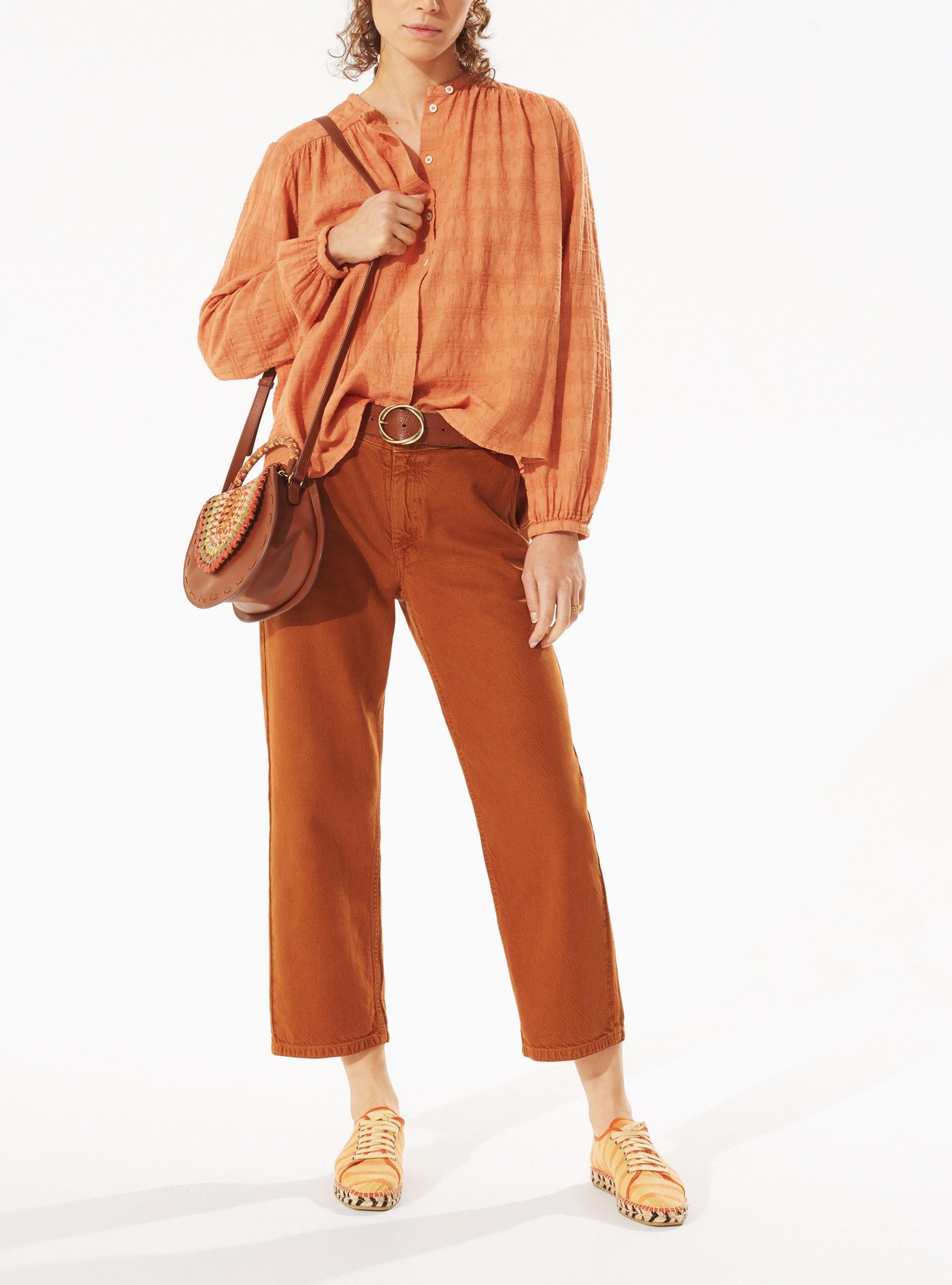 Blouse acoté