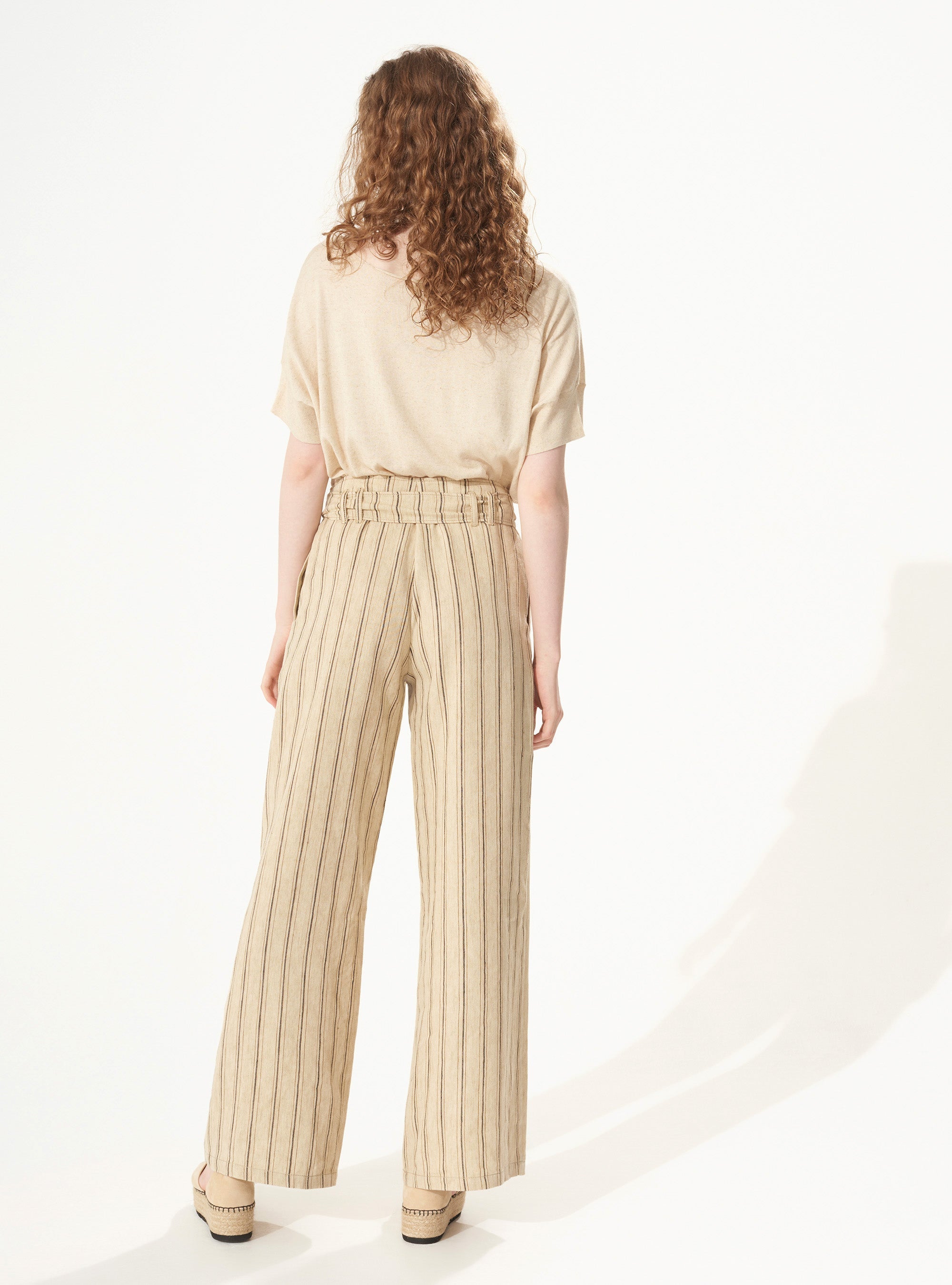 Pantalon Large acoté