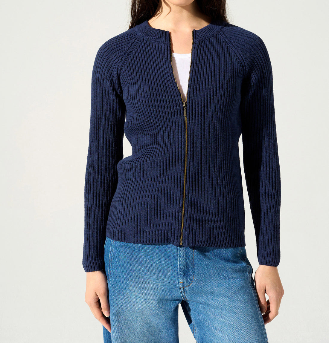 Cardigan Zippé