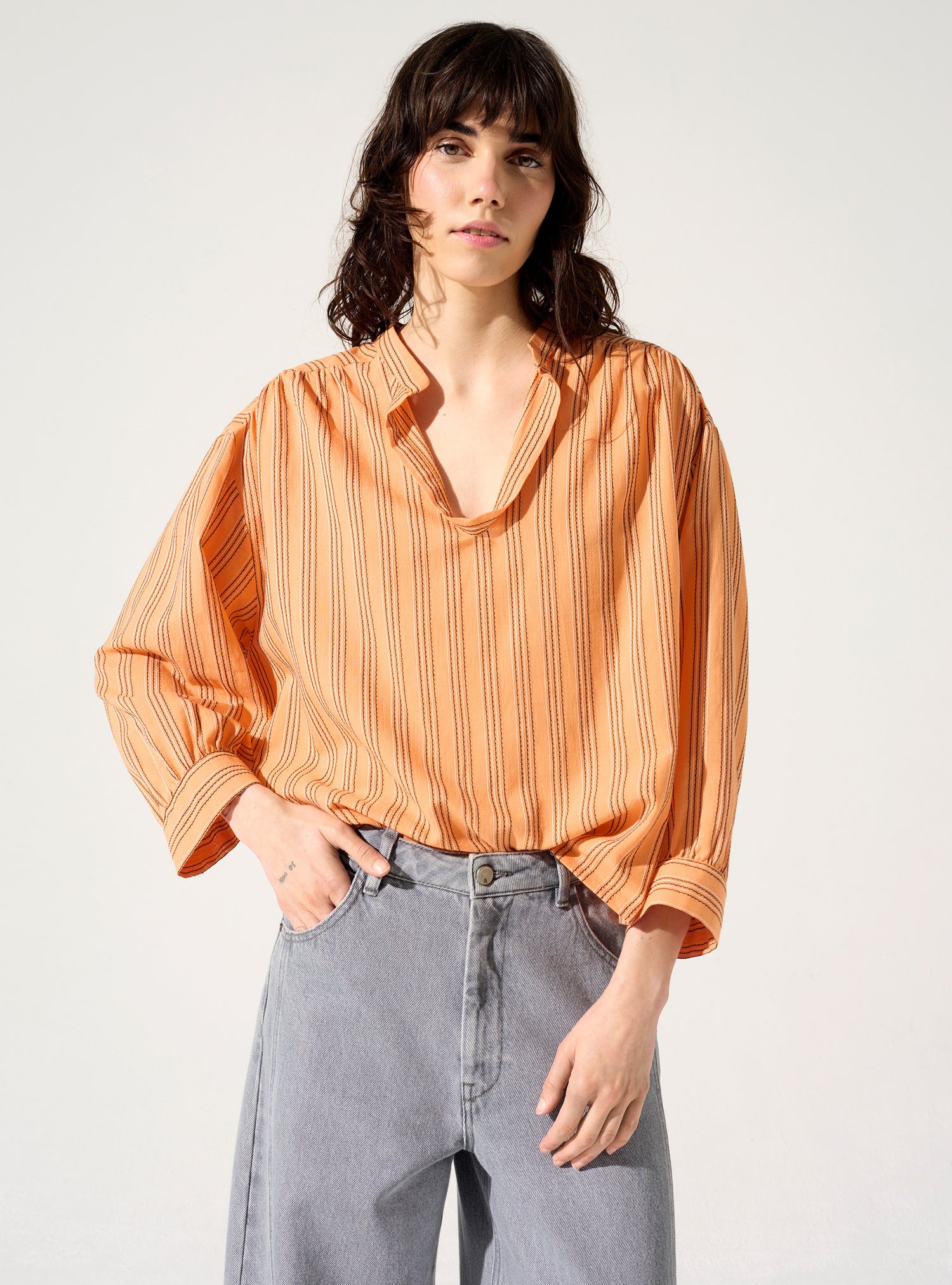 Gestreifte Bluse