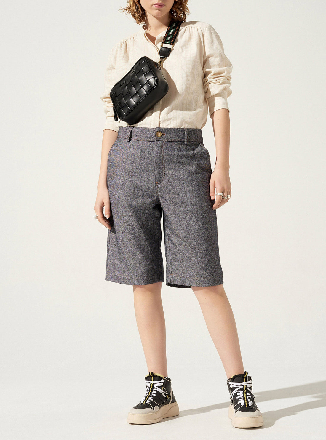 Gerade geschnittene Bermudashorts