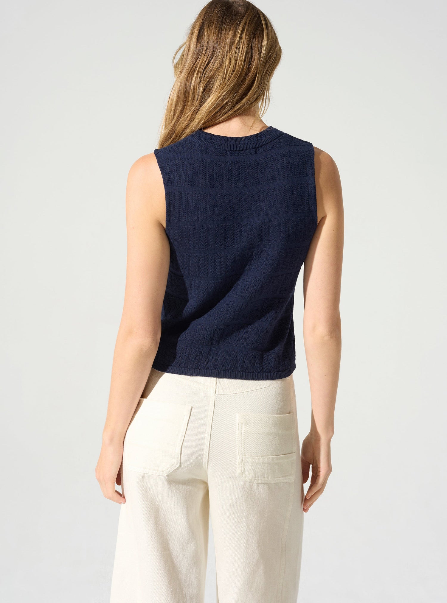 Ärmelloser Pullover