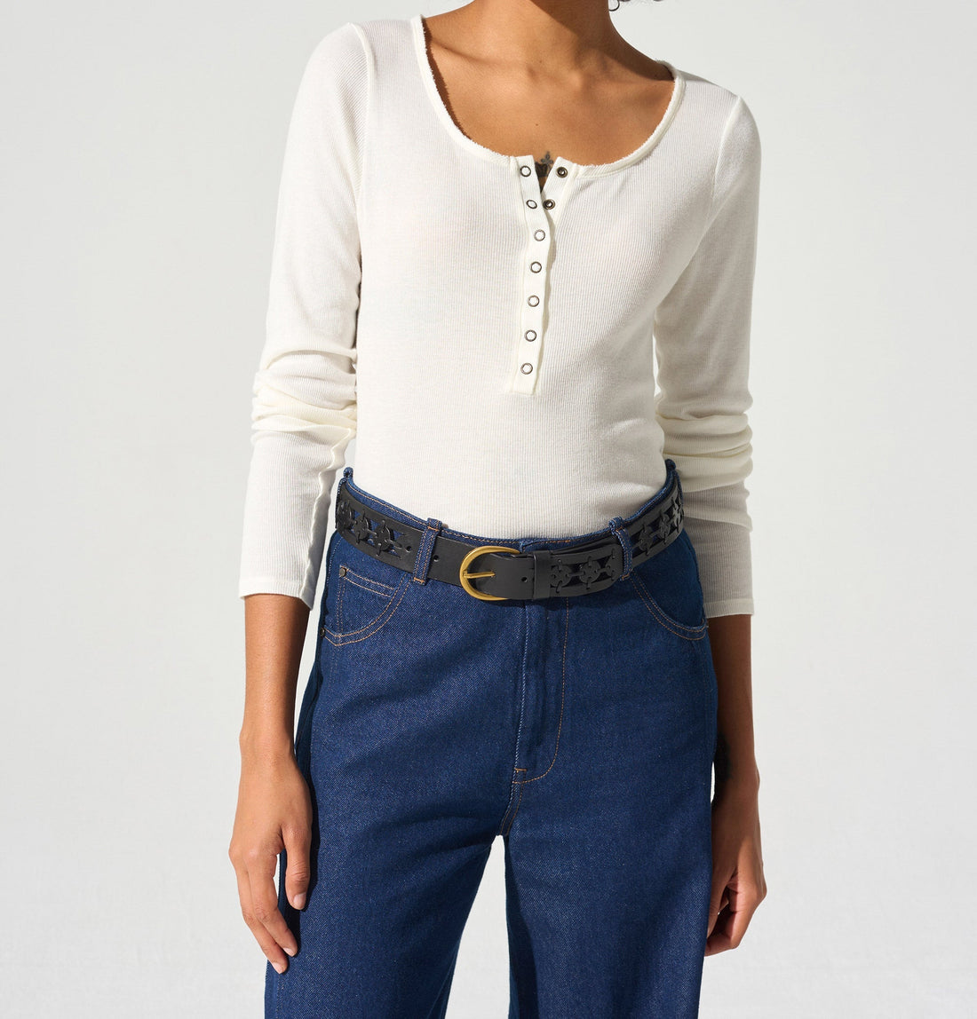 T-Shirt manches longues acoté 