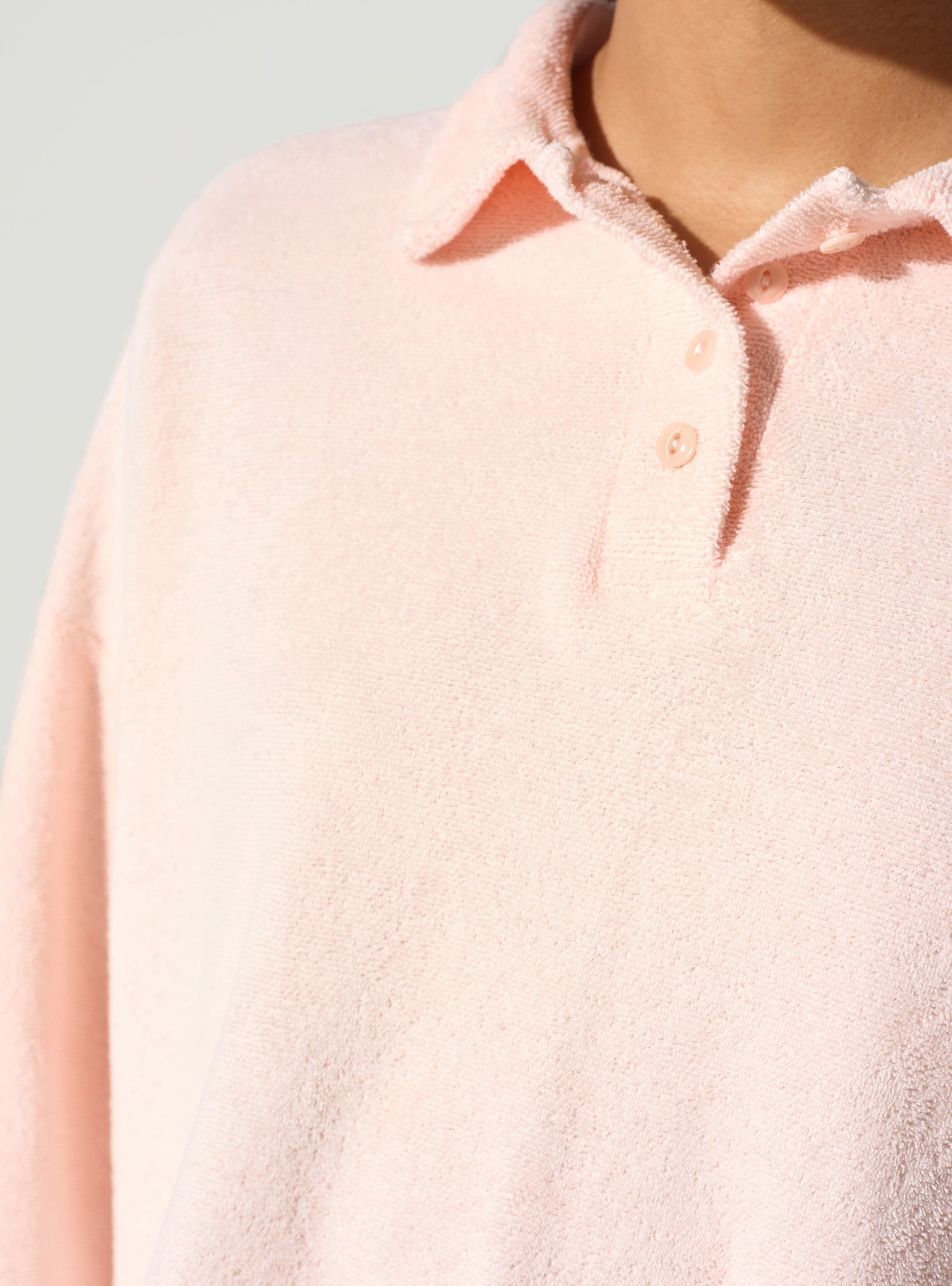 Frottee-Polo-T-Shirt