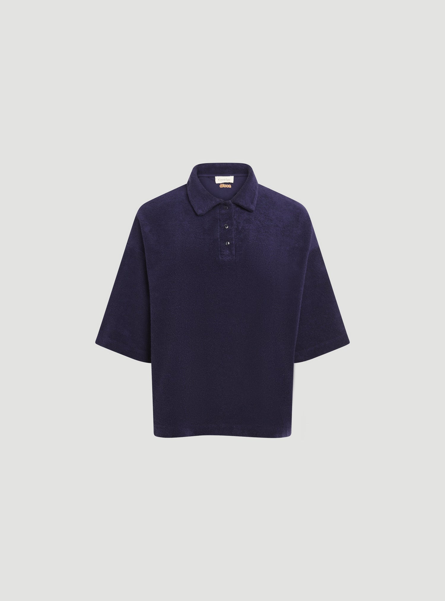 Frottee-Polo-T-Shirt