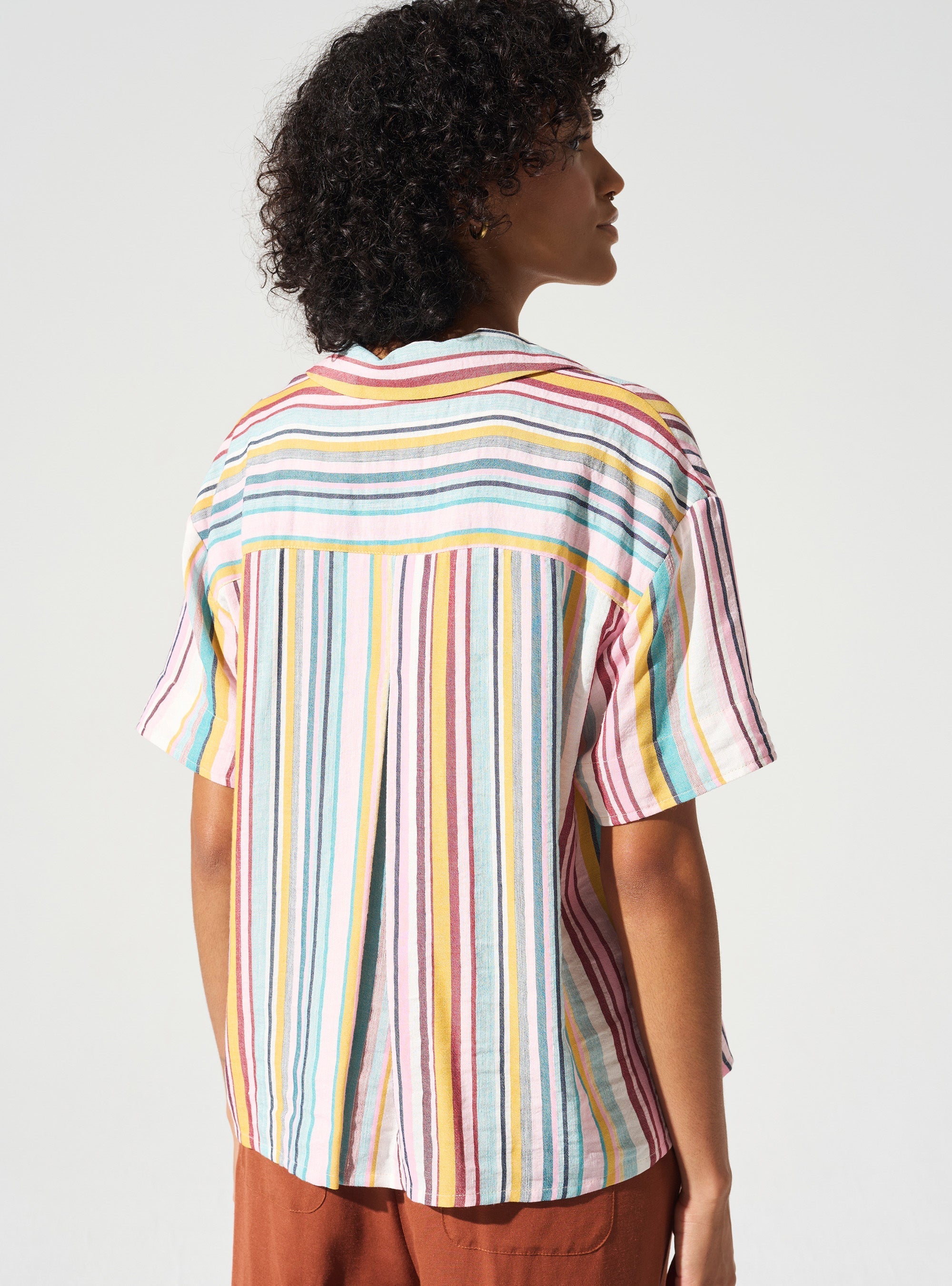Chemise ample rayée acoté 