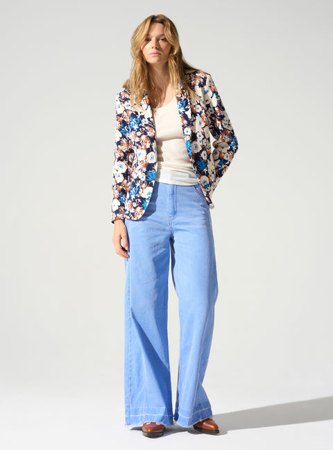 Printed blazer