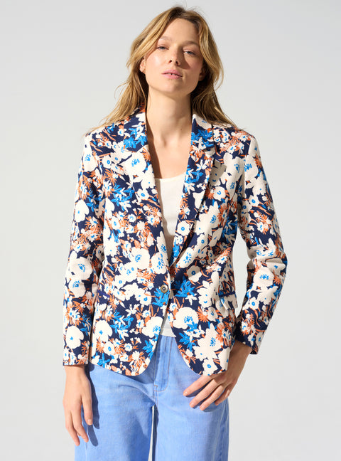 Printed blazer