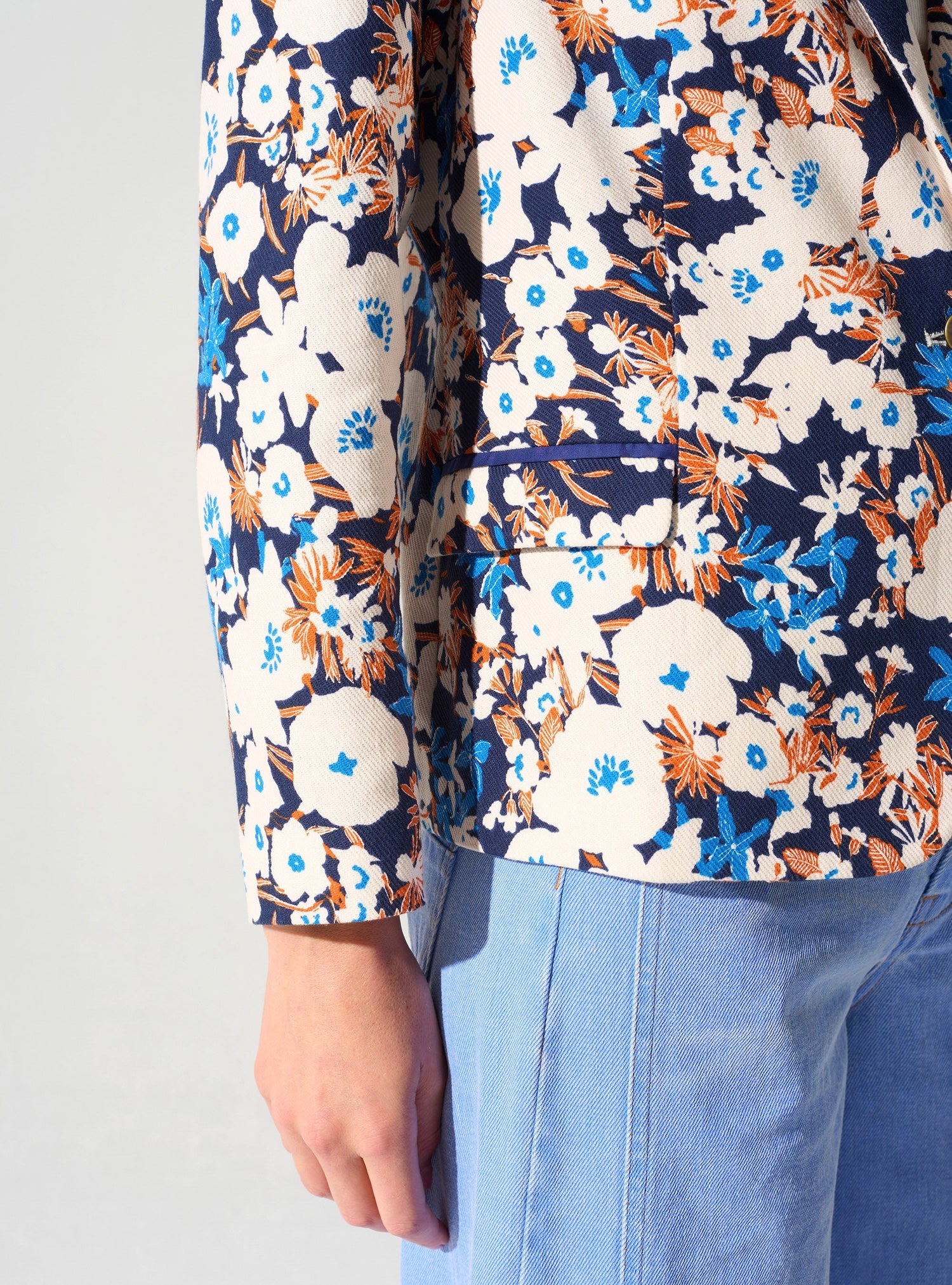 Veste blazer imprimée acoté 