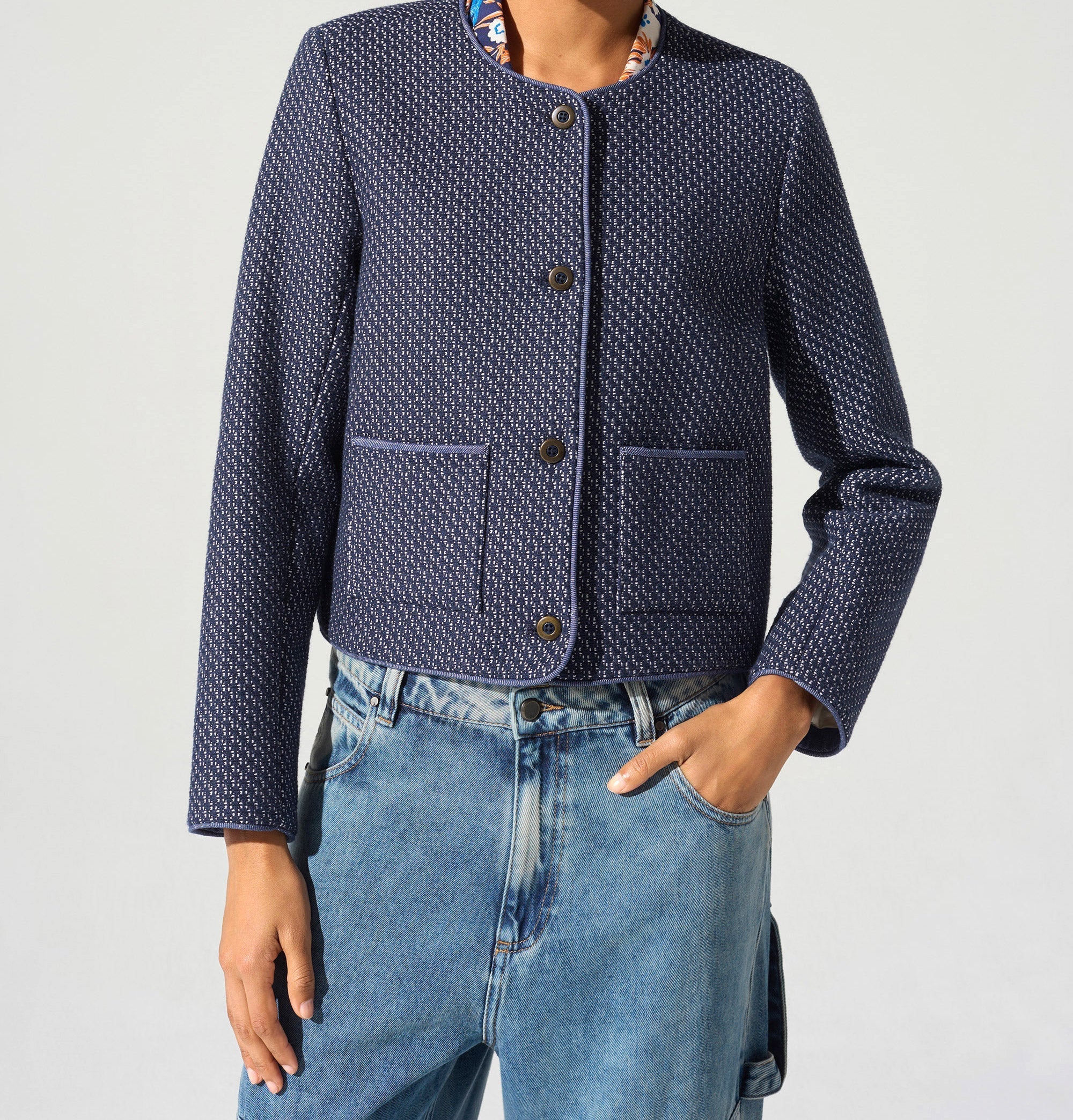 La petite veste chic acoté 