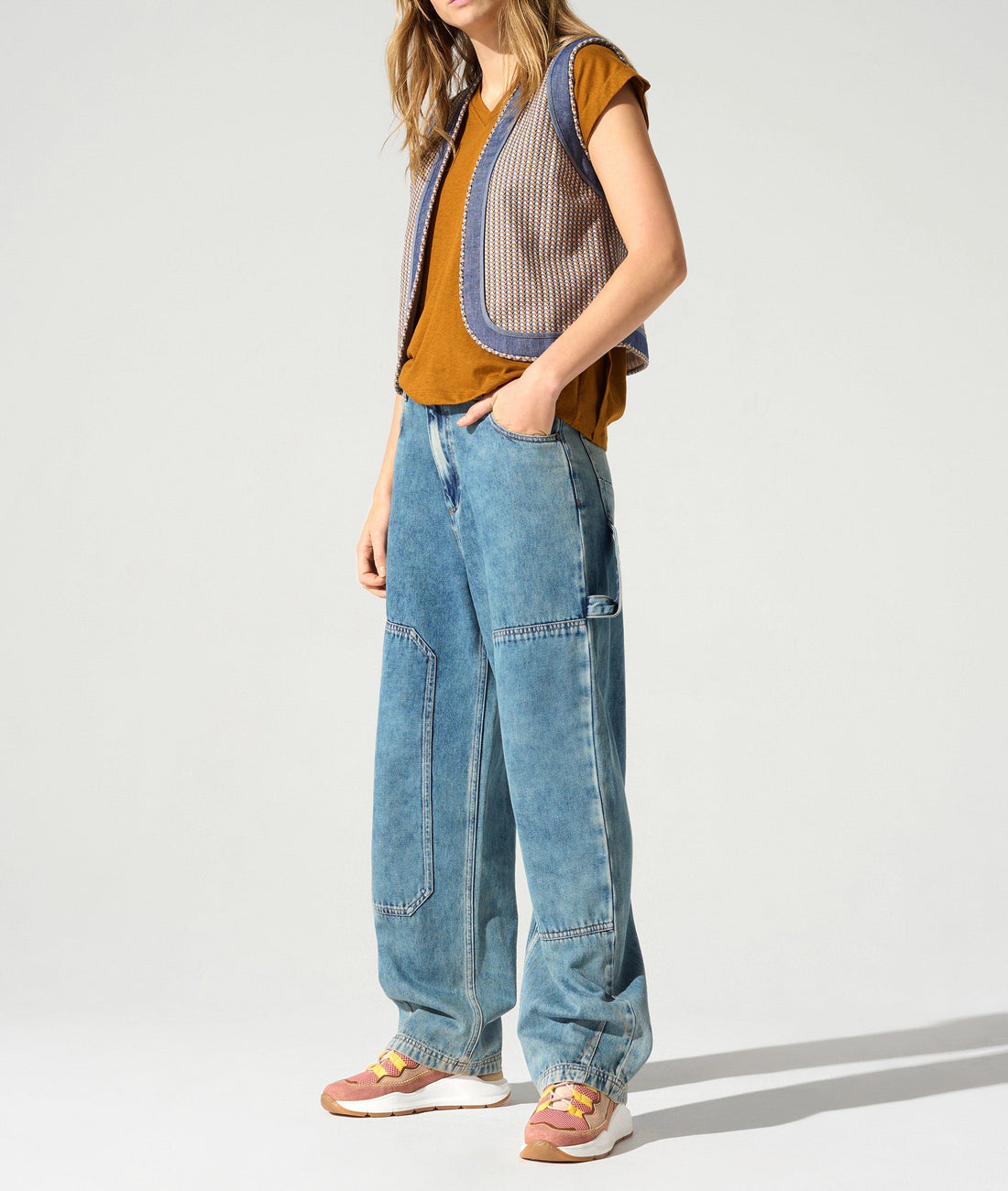 Gilet sans manches acoté 