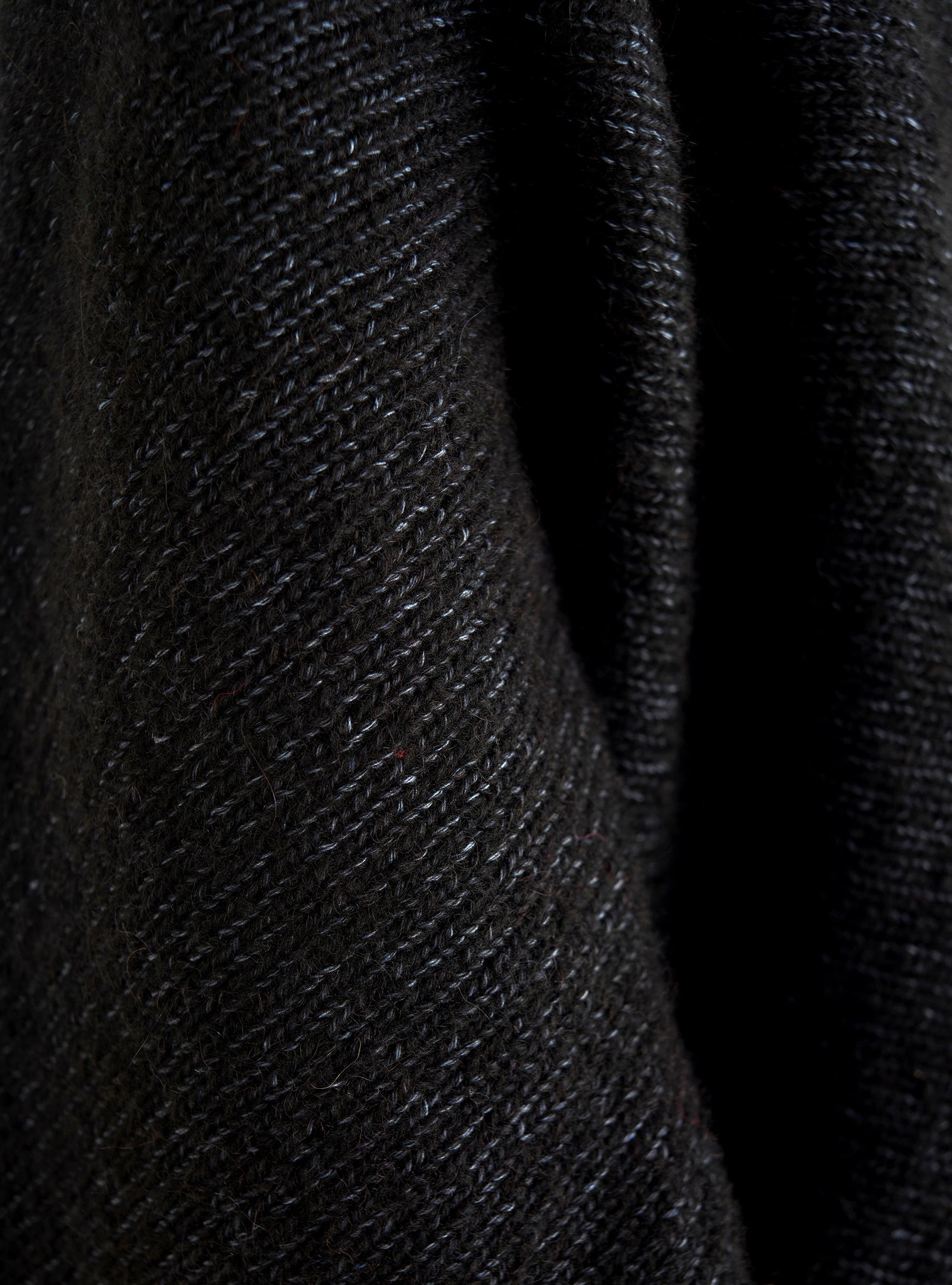 Cardigan sans manches en laine et coton