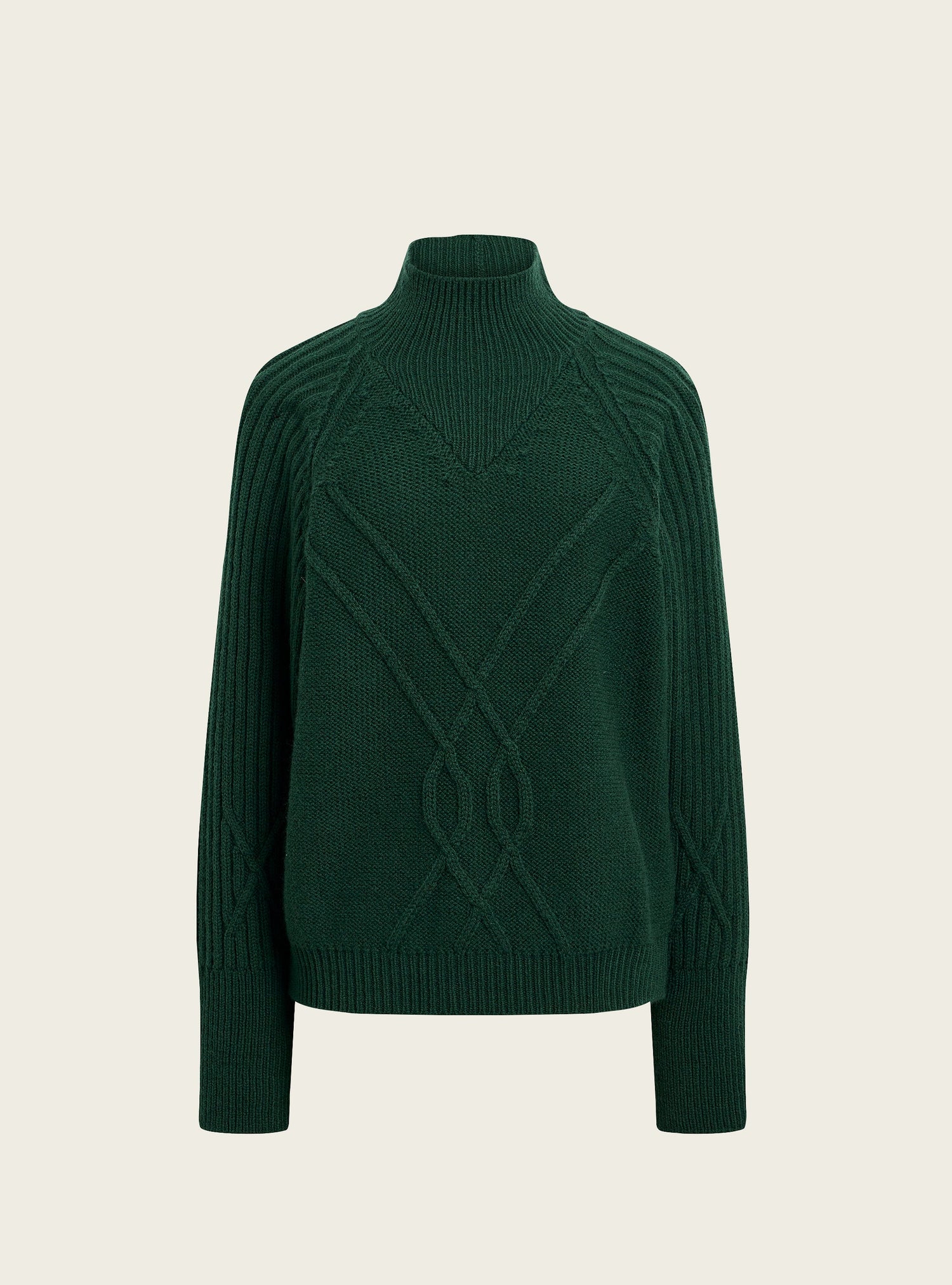 Pull torsadé en laine italienne acoté 