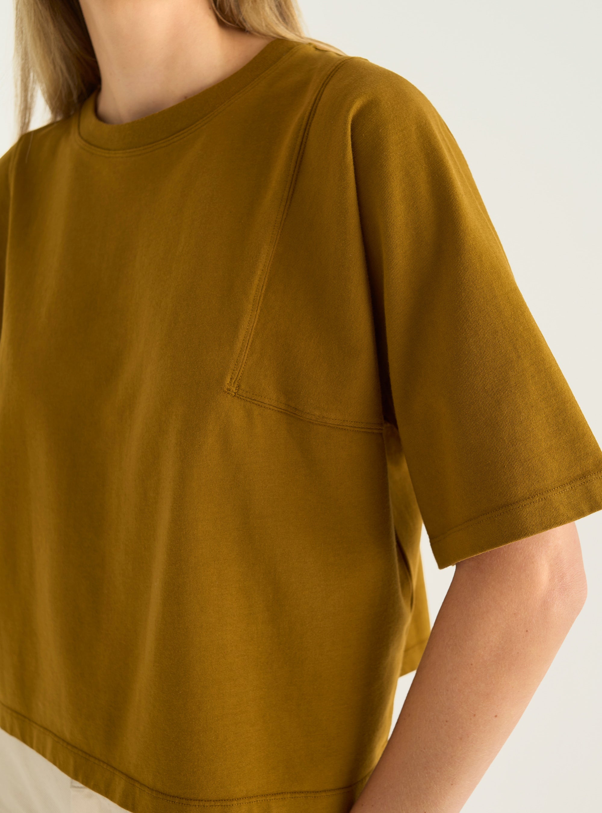 Kastenförmiges T-Shirt aus Bio-Baumwolle