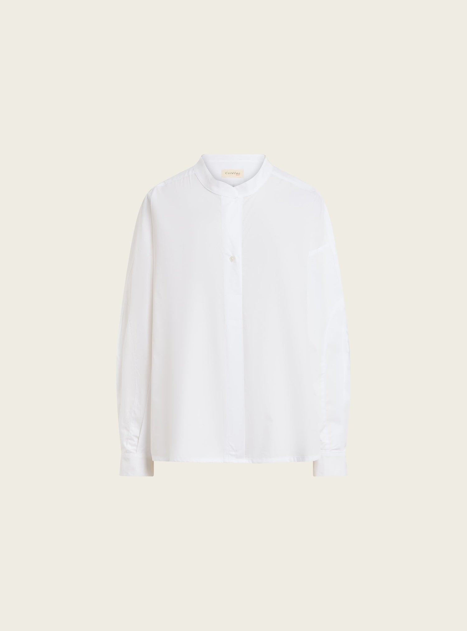 Blouse en coton bio acoté 