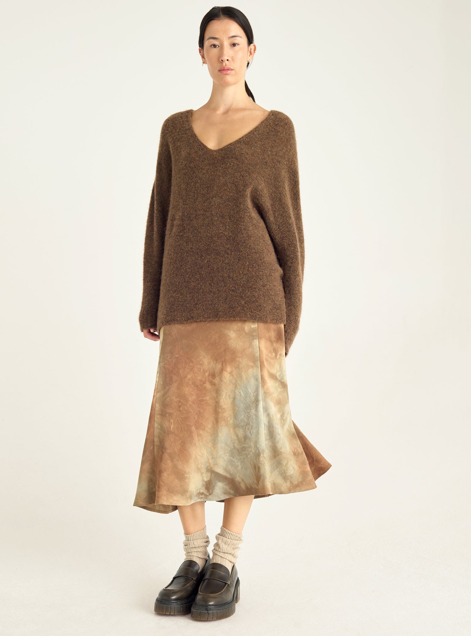 Bedruckter Tulpenrock