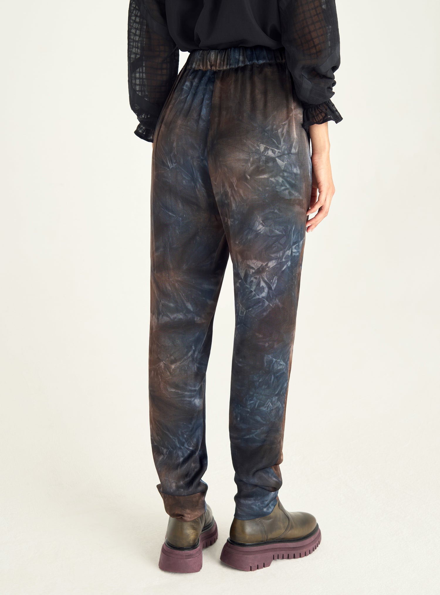 Fließende Hose mit Print