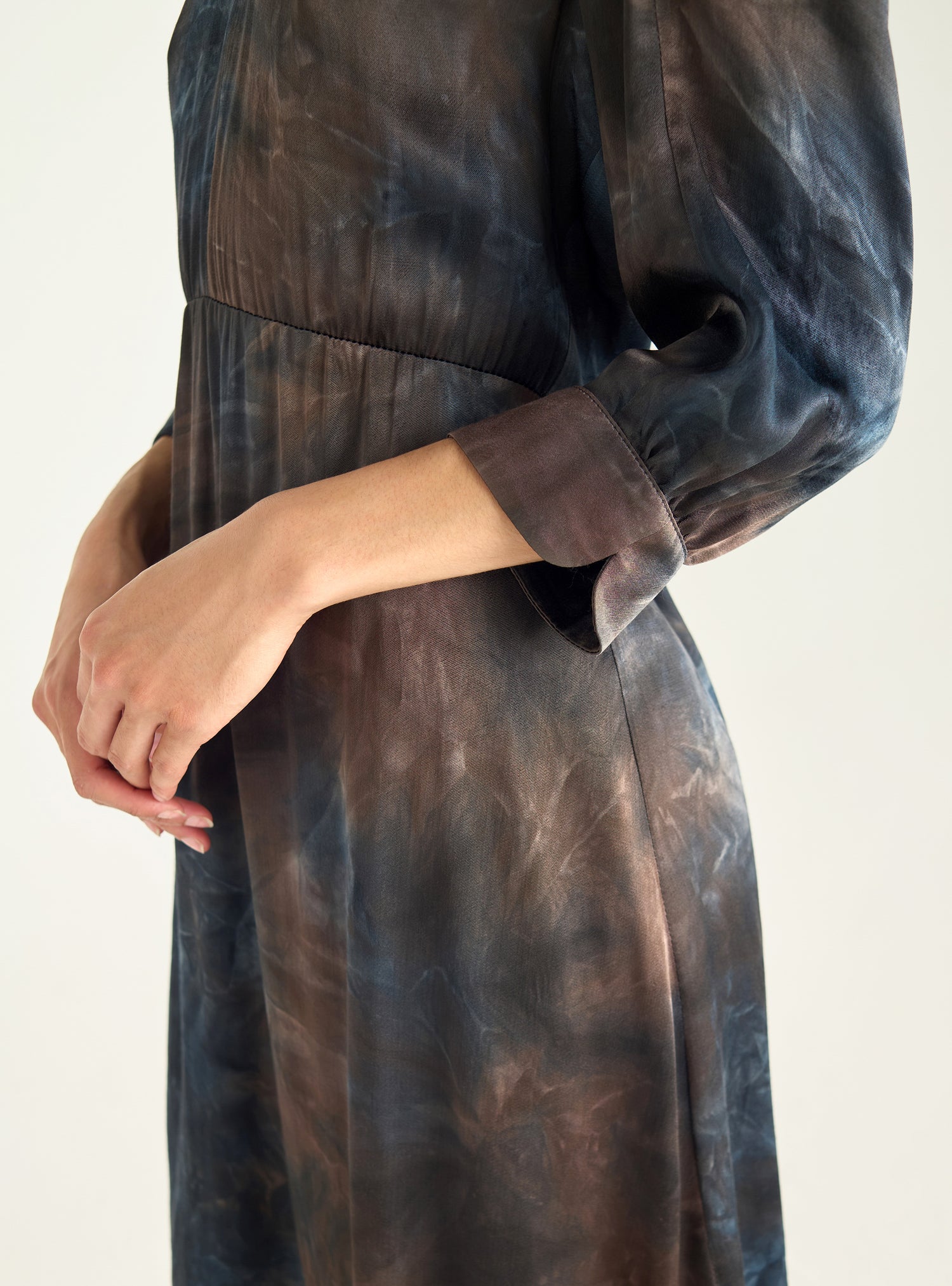 Kurzes bedrucktes Kleid