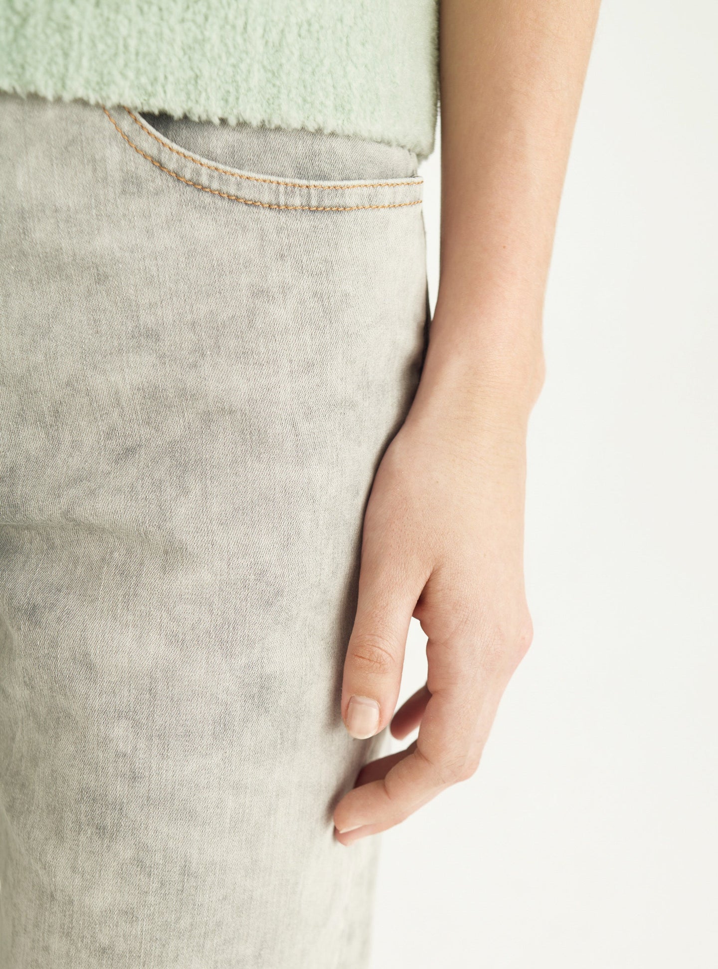 Jean slim stretch acoté 