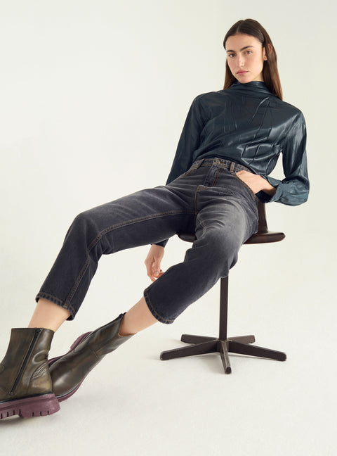 Jean slim stretch acoté 