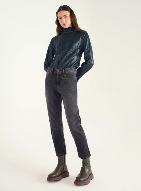 Jean slim stretch acoté 