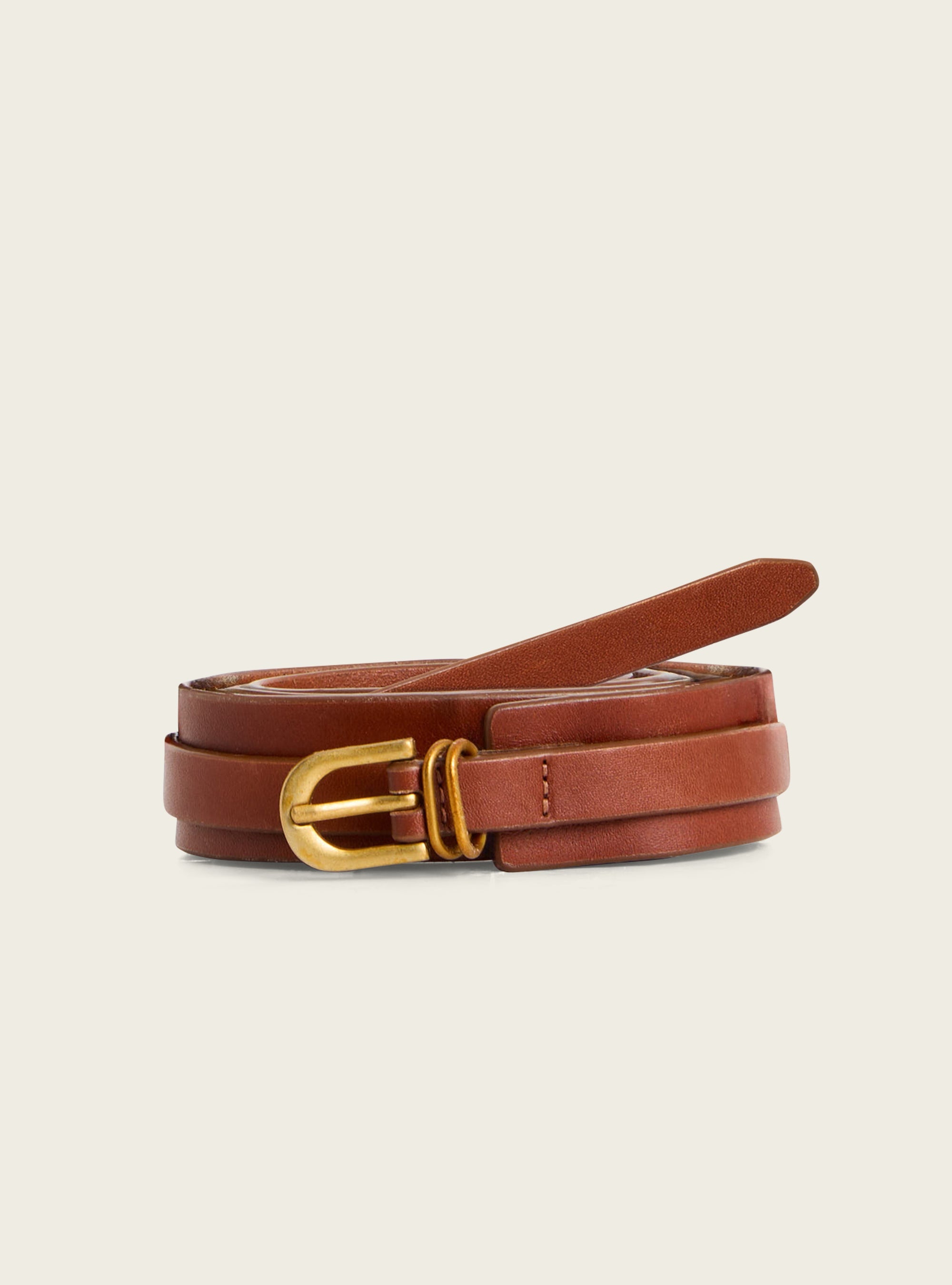 Ceinture “Stray Cats” en cuir acoté 