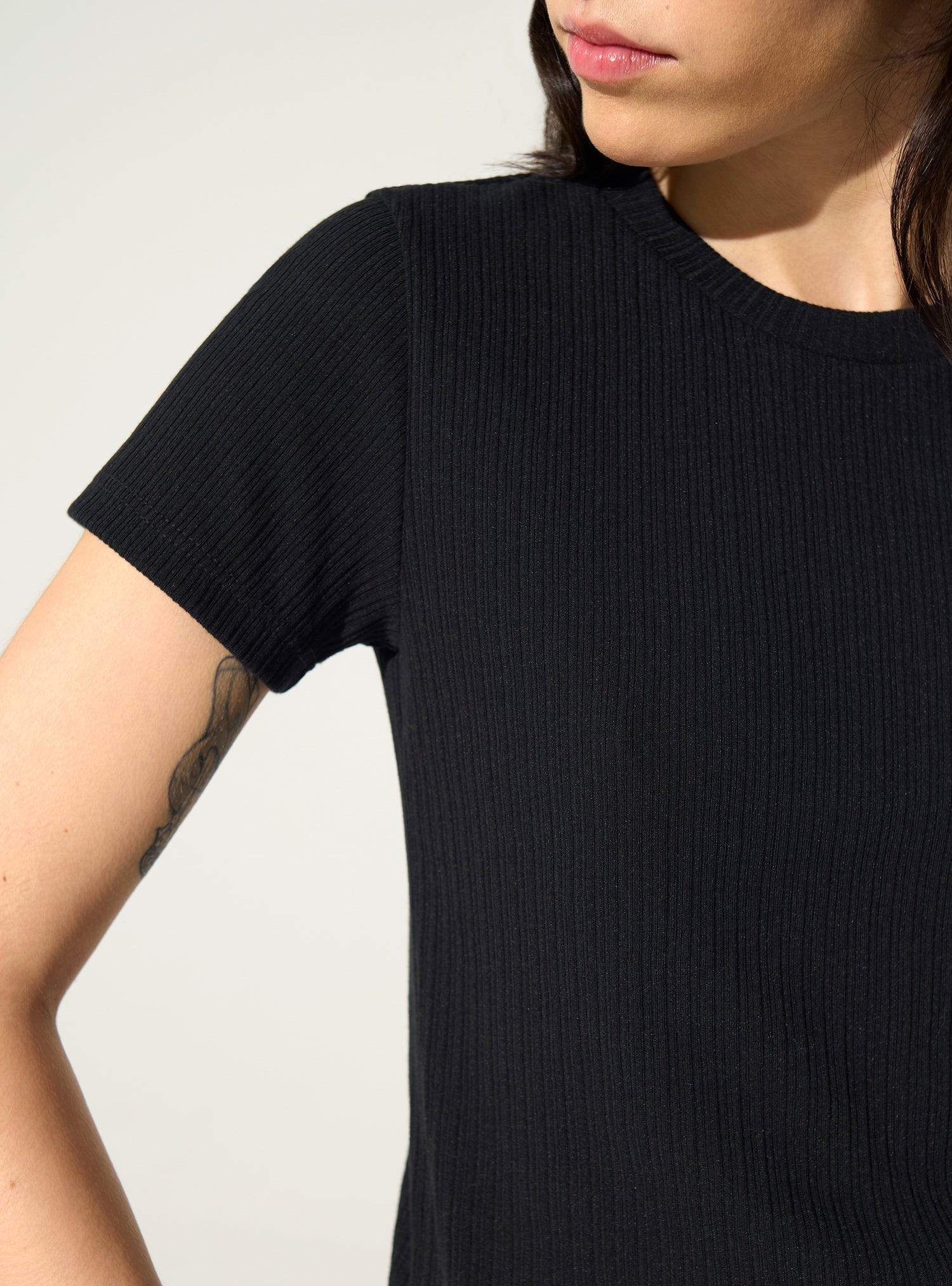 T-Shirt en coton noir