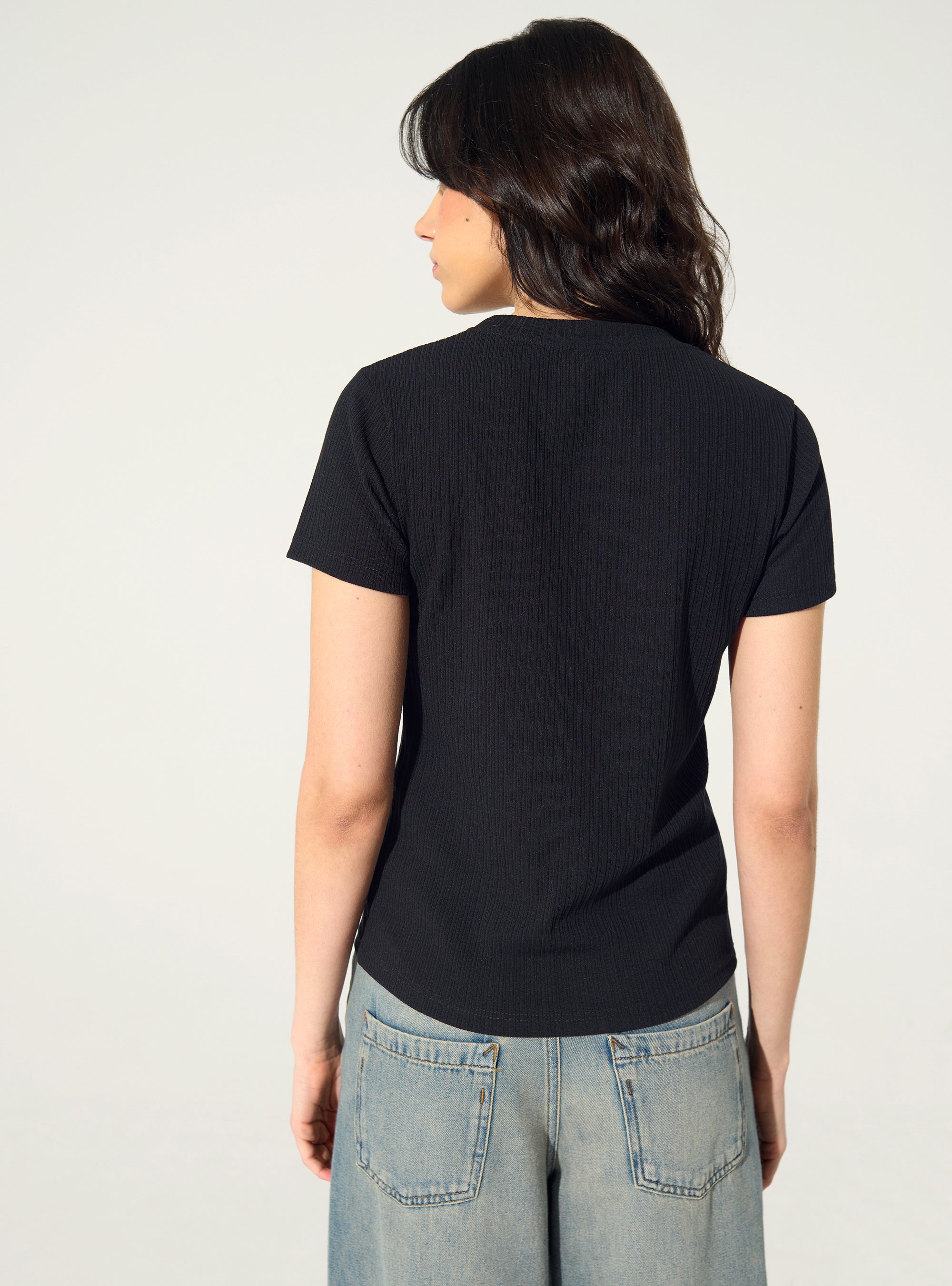 T-Shirt en coton noir
