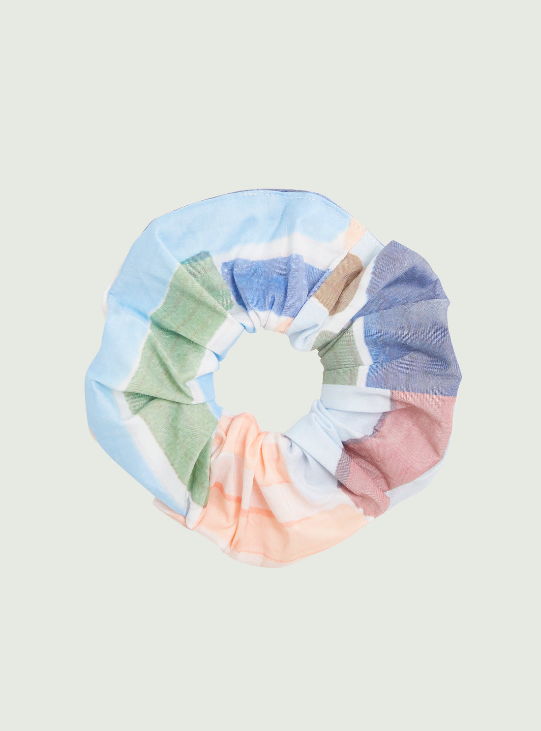 Printed cotton scrunchie