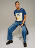 Cotélac acoté tee-shirt manches courtes imprimé