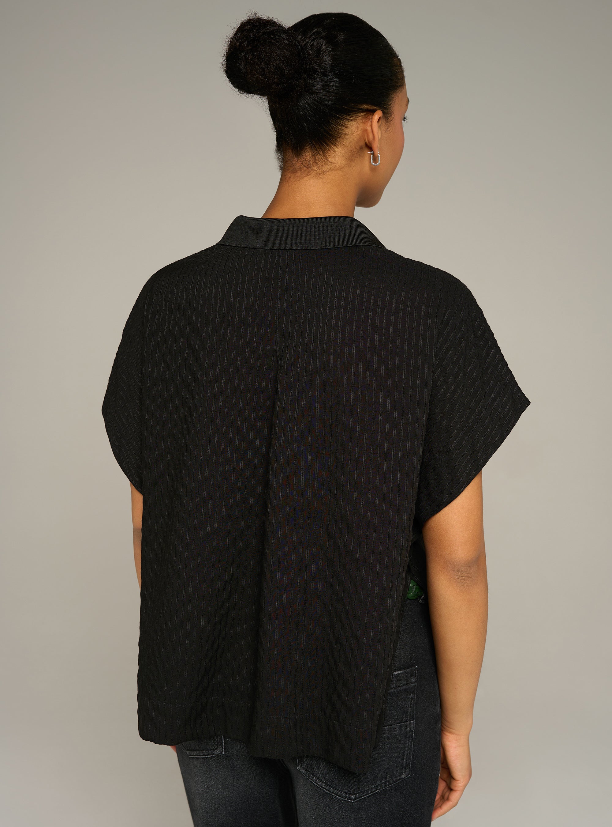 Cotélac acoté chemise esprit polo rayée ton sur ton