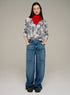 Cotélac acoté chemise oversize manches courtes imprimée