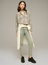 Cotton and lyocell straight leg jeans