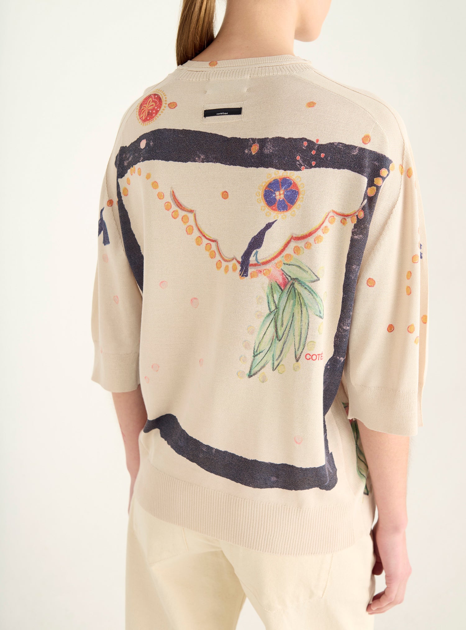 Pullover mit 3/4-Ärmeln