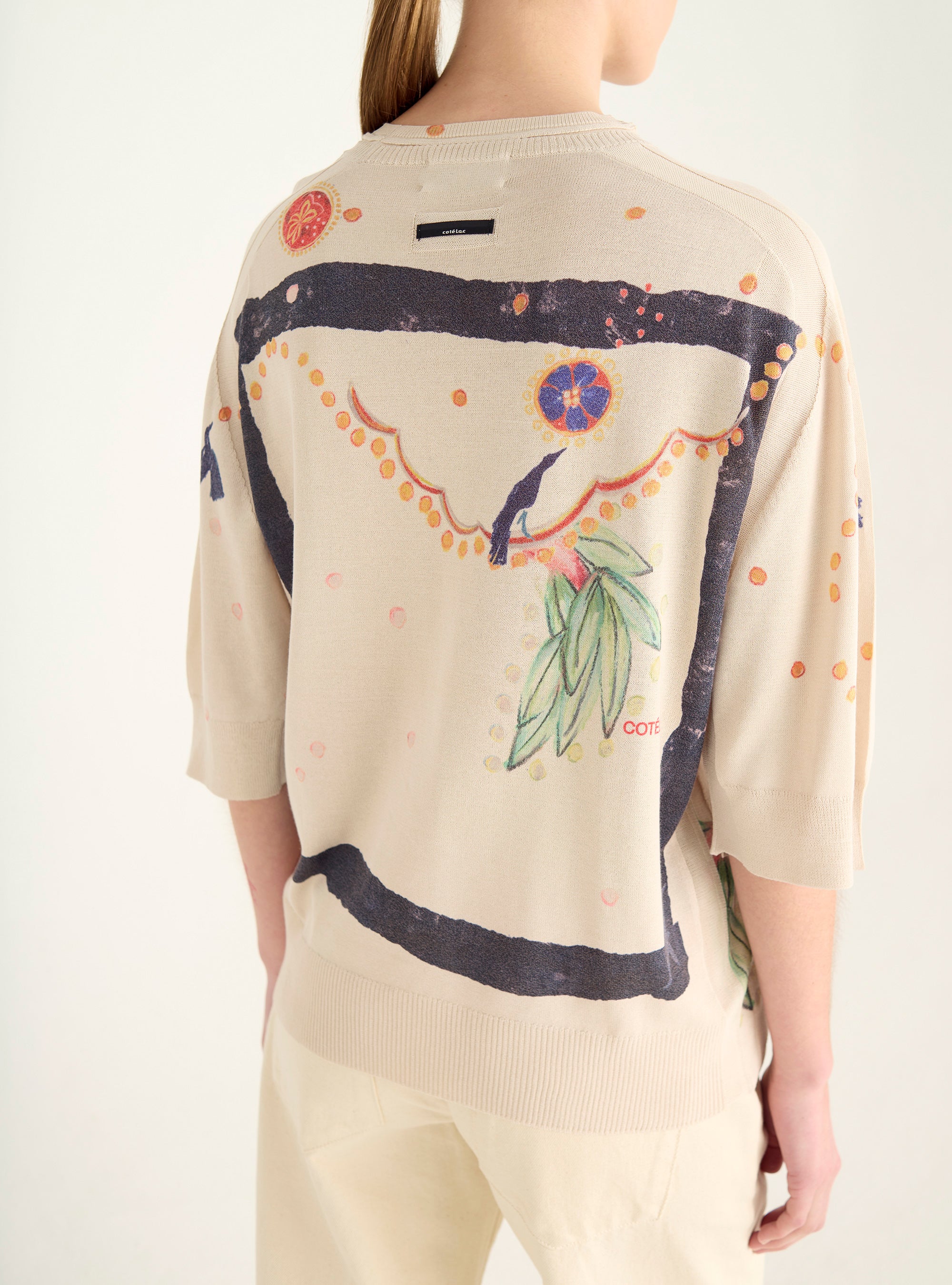 Pullover mit 3/4-Ärmeln