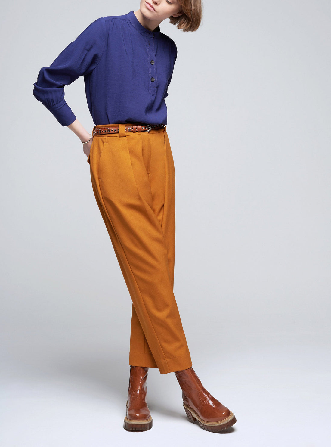 Hose mit weitem Bein