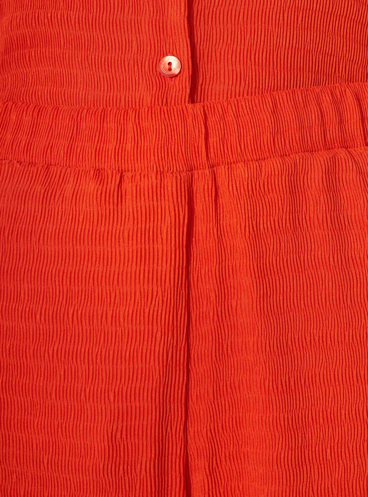 Pantalon large bouillonné Cerise