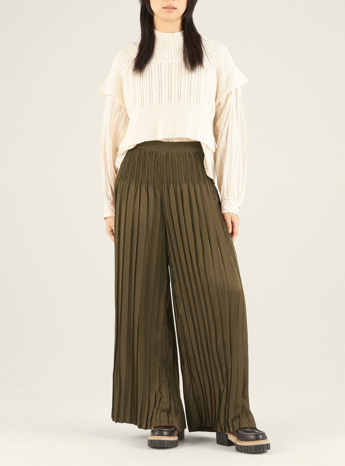 Hose mit weitem Bein