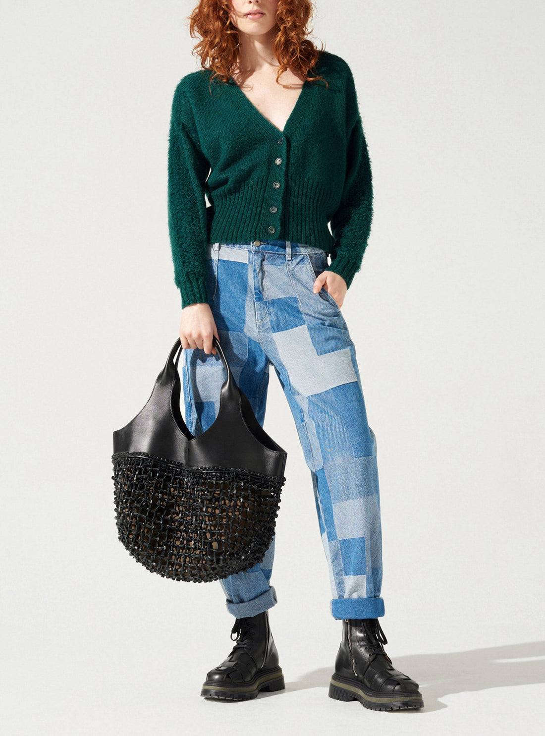 Strickjacke mit Knöpfen