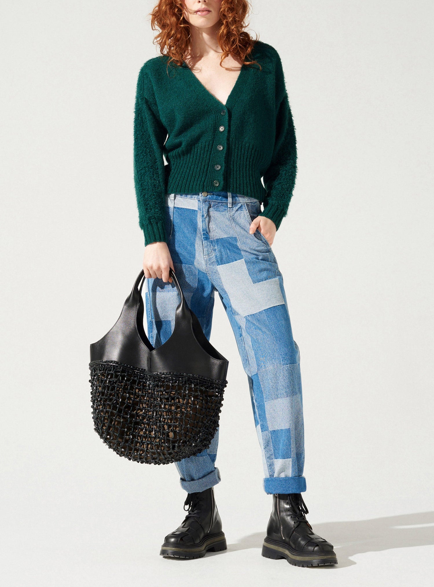 Strickjacke mit Knöpfen