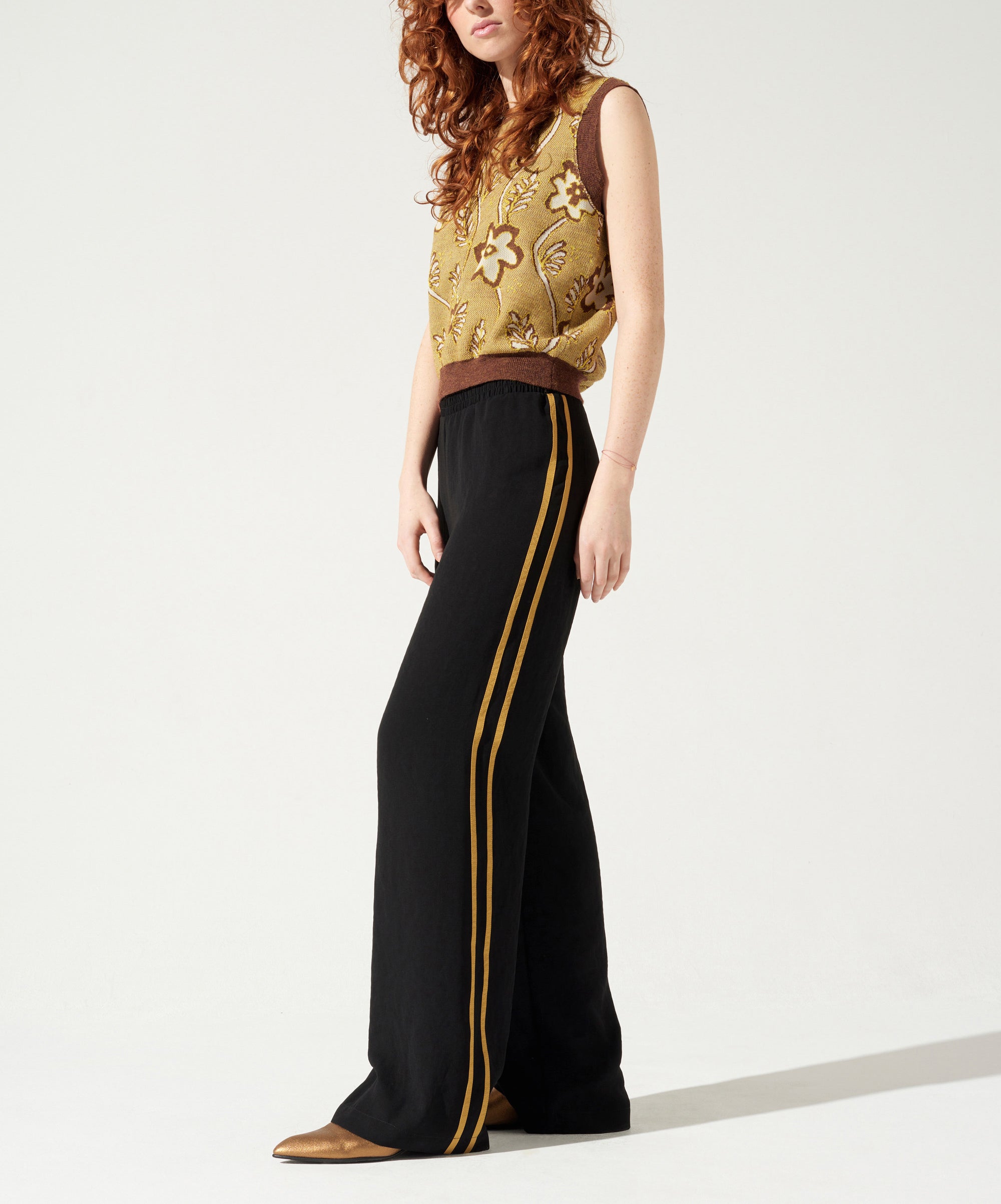 Ärmelloser Pullover