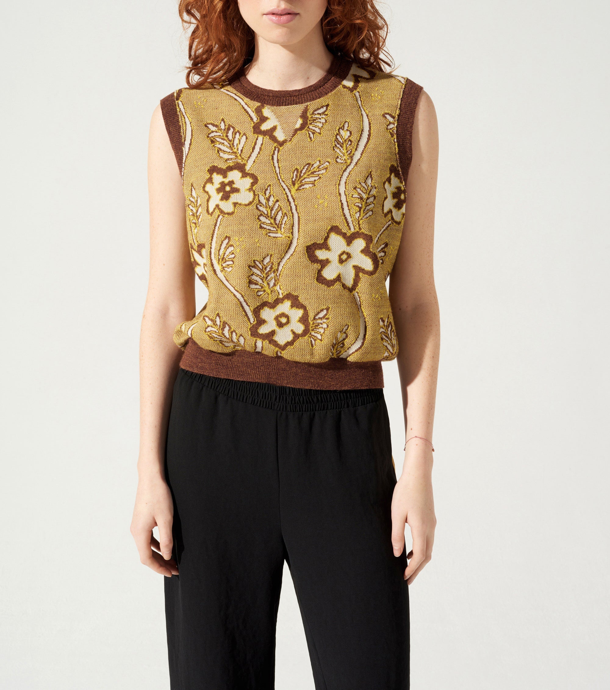 Ärmelloser Pullover