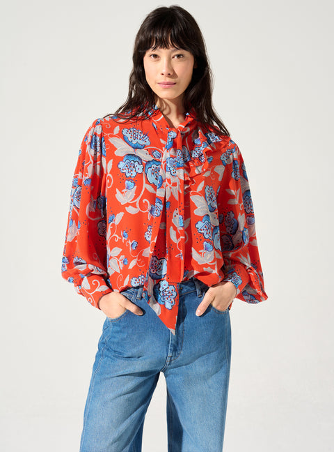 Bedruckte Bluse
