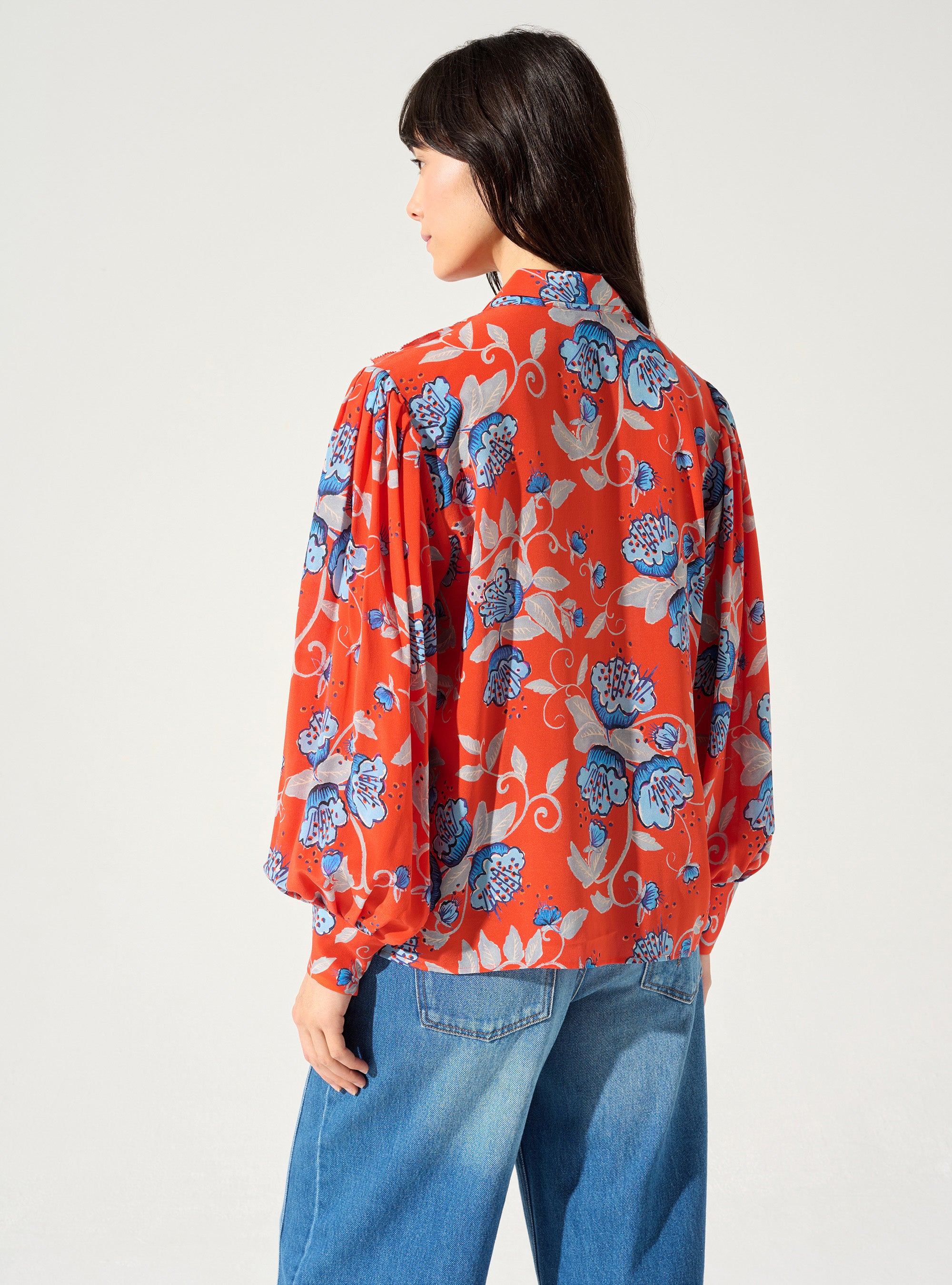 Bedruckte Bluse
