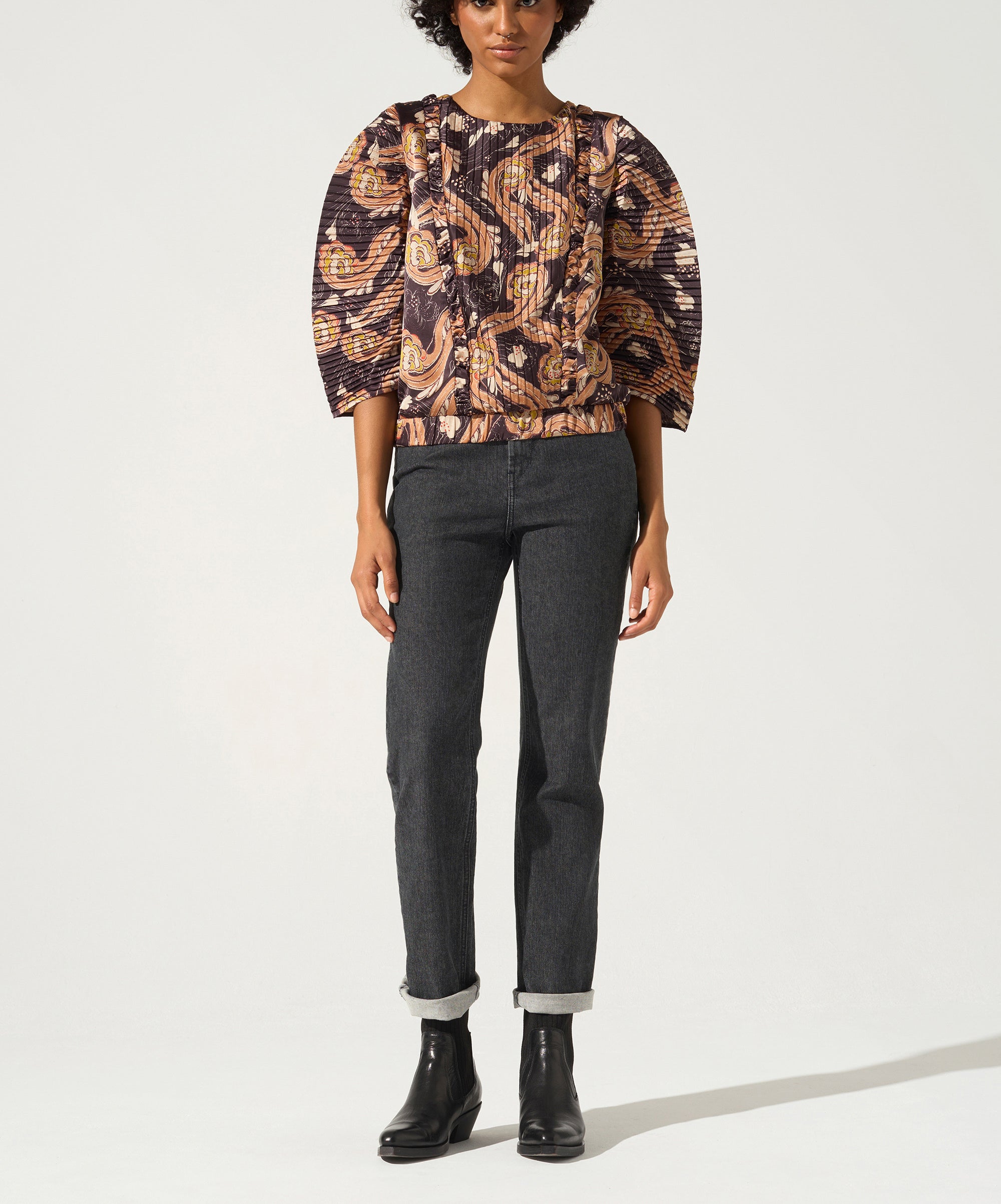 Blouse À Manches Ballons