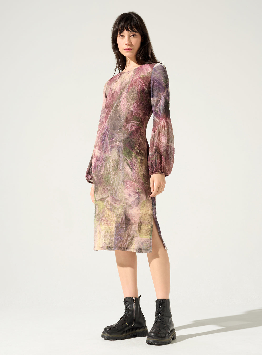Kleid mit Schlitz