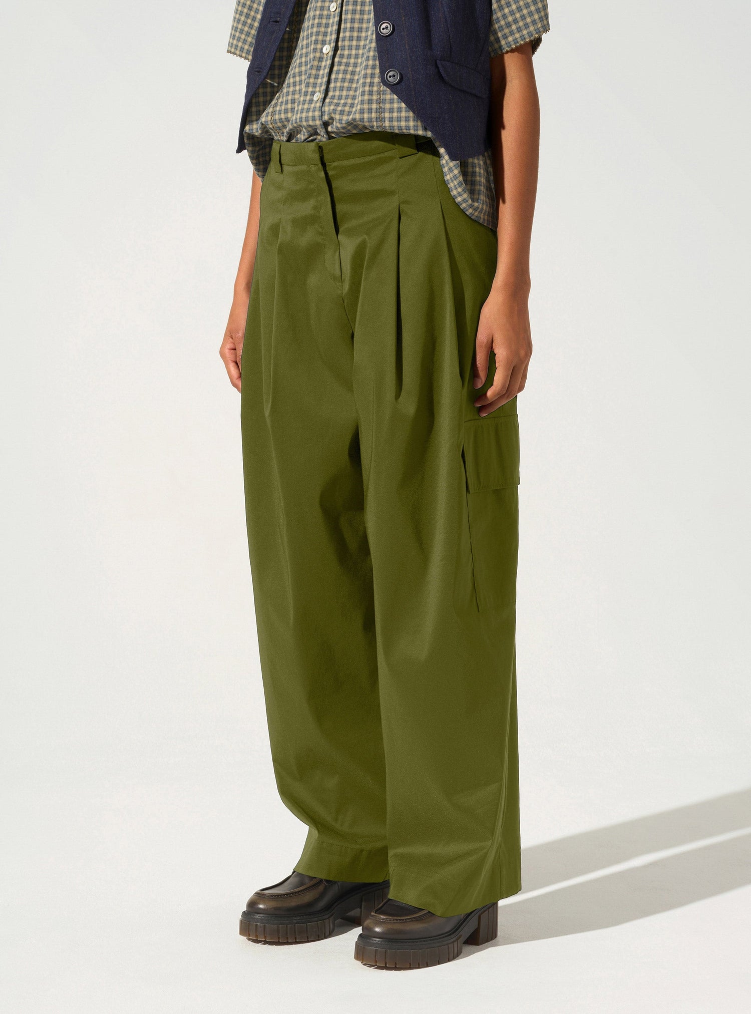 Hose mit weitem Bein