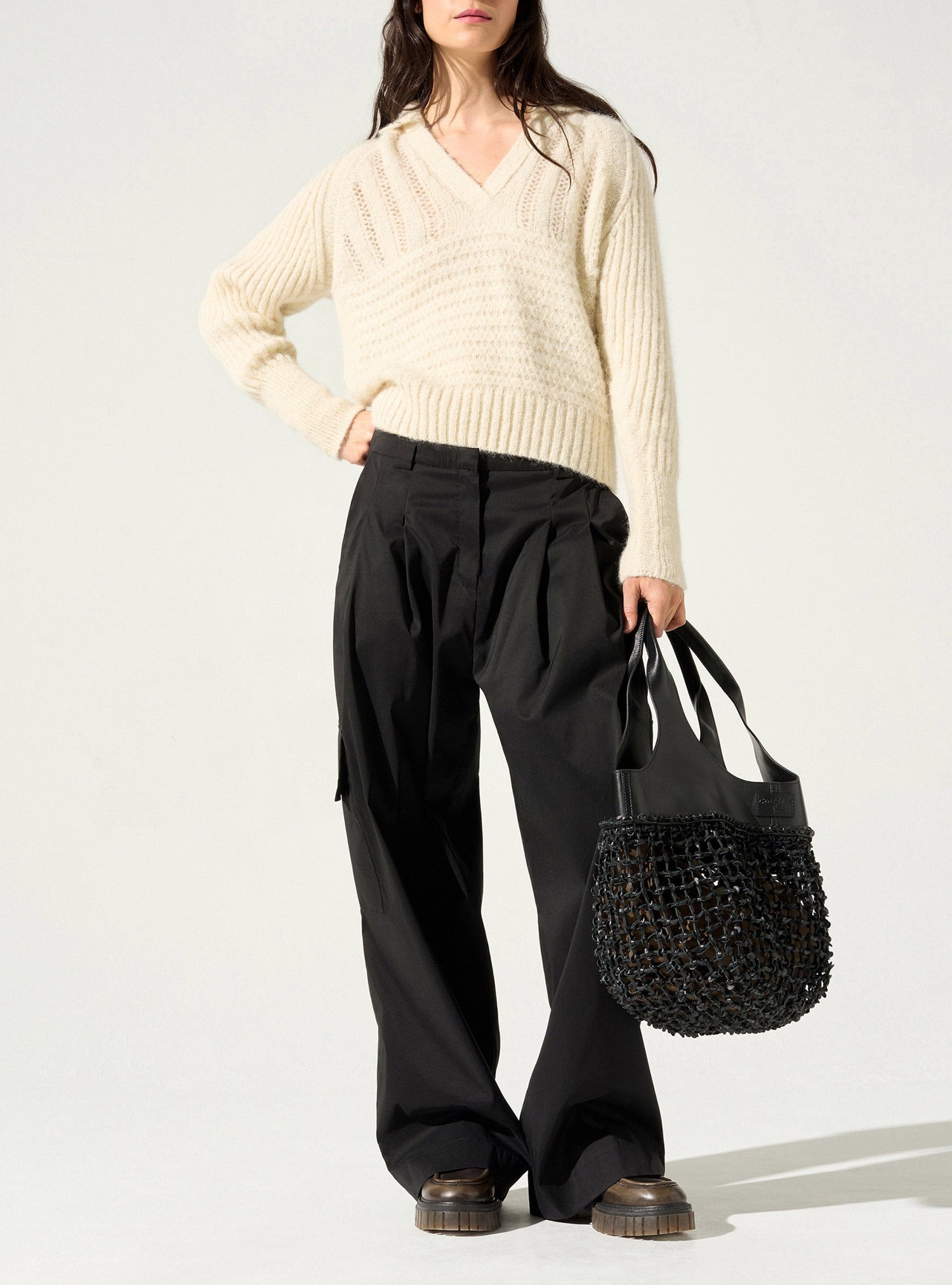 Hose mit weitem Bein