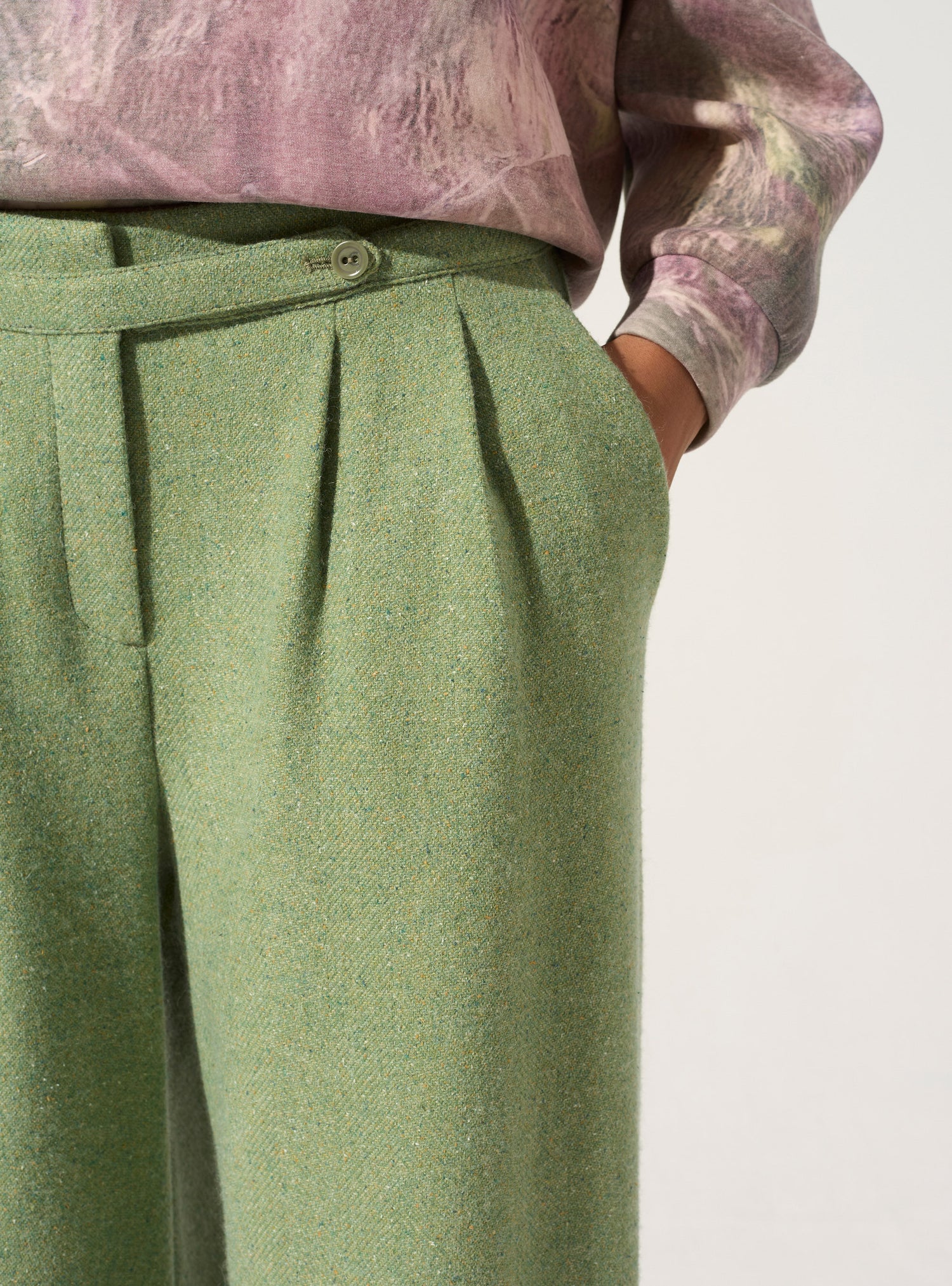 Hose mit weitem Bein